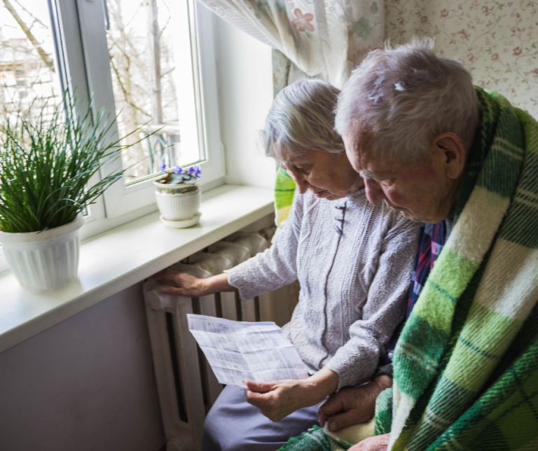 Elderly couple energy concerns