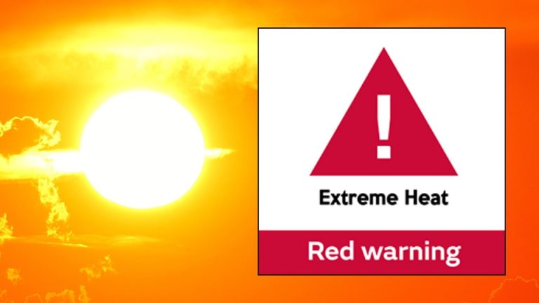 Heat weather warning